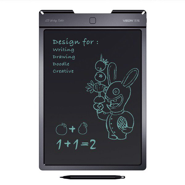 Bảng viết vẽ điện tử tự xóa và lưu dữ liệu vào thiết bị Android, iPhone, iPad TechPro Vson 13 (Đen) 13inch bìa