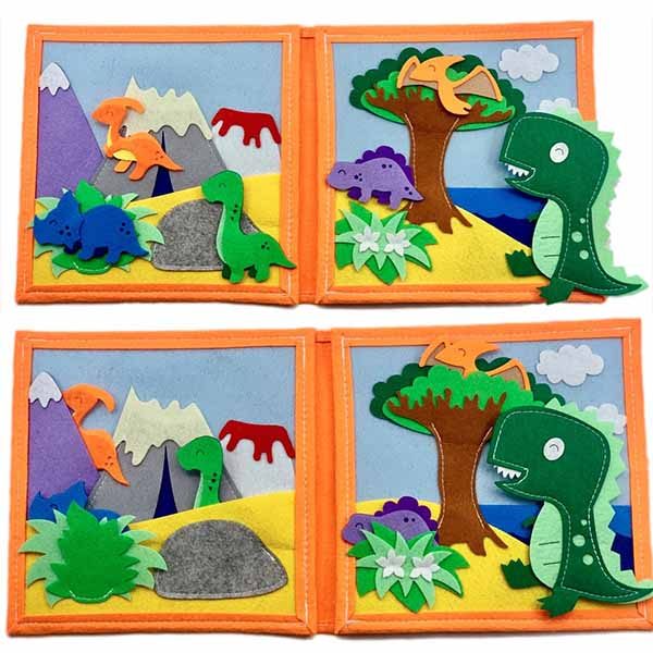 Sách vải khủng long 3