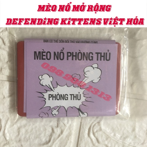 Bài Mèo Nổ Exploding Kittens + 4 Bản Mở Rộng Việt Hóa 4